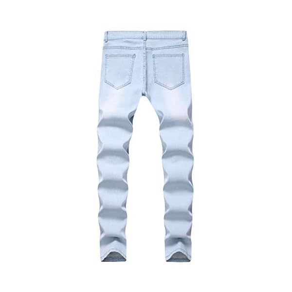 destroyed stretch jeans