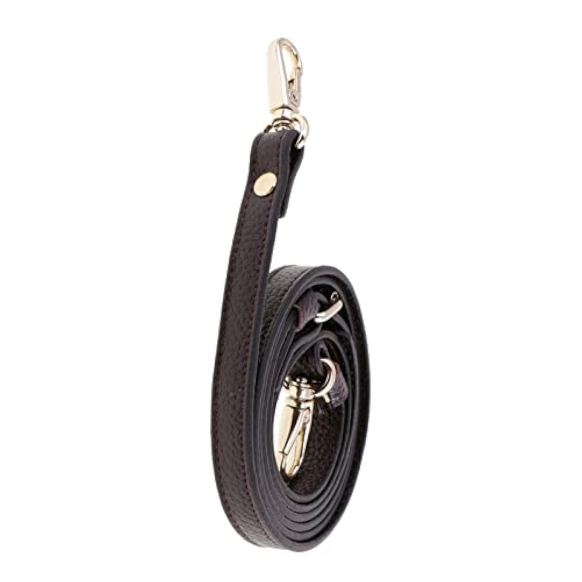 Adjustable Coffee Cow Leather Shoulder Bag Strap Replacement