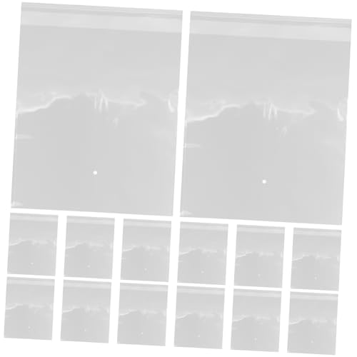 PLAFOPE 100個セルフシール 透明包装バッグ 再封可能 食品密封パウチ スナック キャンディ ビスケット保存用 小規模ビジネス向け 多用途