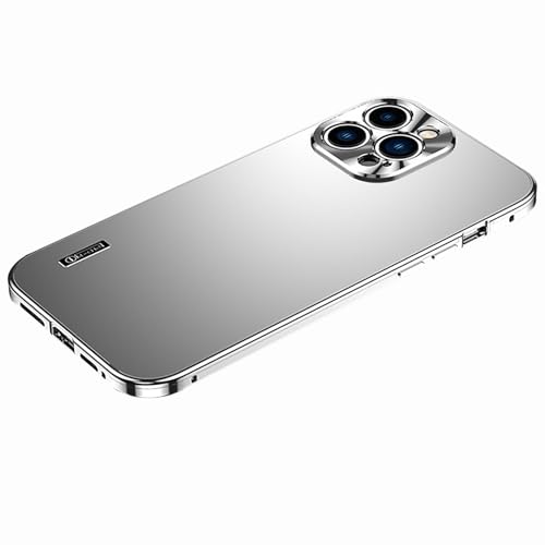 Promax custodia protettiva magnetica in metallo anti-caduta per iPhone iphone16Pro argento