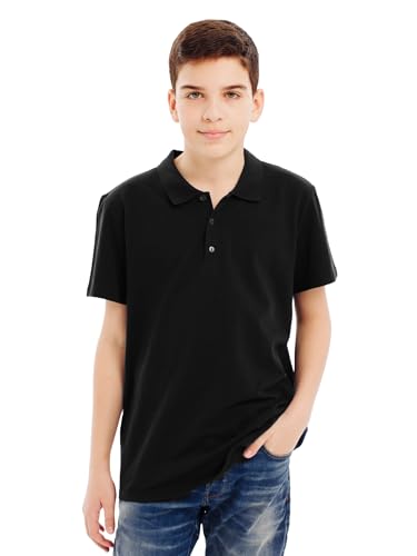 MOR Jungen Poloshirt (Color, Size), 100% Baumwolle, Kurzarm,...