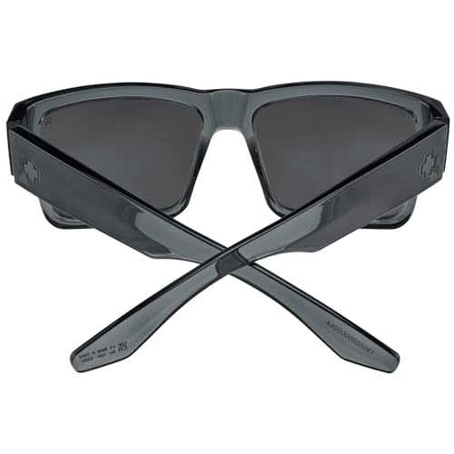 Spy Cyrus Sunglasses Translucent Gunmetal with Happy Gray Gunmetal Spectra Mirror4