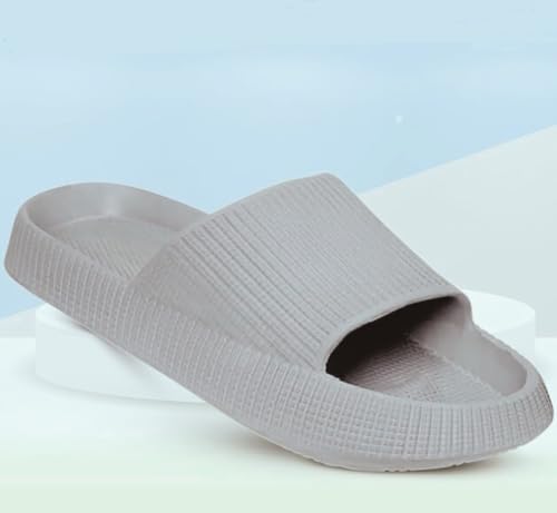Image of Men Print Slide Flipflop Cloud, Lightweight Slip-On Comfort Slippers, Non-Slip Casual Indoor Outdoor pack of 1
