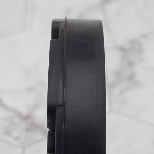 Image of 4Pcs Rubber Arm Pads 11mm Hole Dia Universal Black Jack Lift Rubber Round Pads 120x17mm for Auto Car Truck Hoist Jacking Lift Accessories