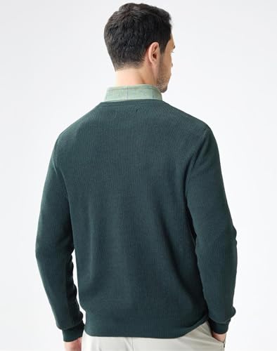 Soft Fluffy Sweaters for Men Pullover Crewneck Lightweight Warm Anti-Pilling4