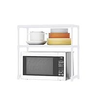 Estante Organizador Para Microondas SNOWDVANCE - 1 Nivel, Negro, Multiusos, Ahorra Espacio En Cocina