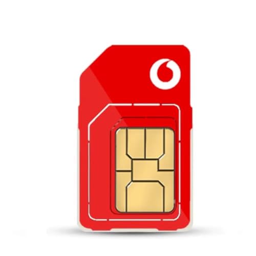 Vodafone Sim Card Preloaded with UNLIMITED 4G/5G Data, Voice and Texts