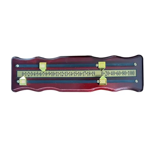 Tableau de score shuffleboard bois compteur points billard accessoire snooker mural - 3