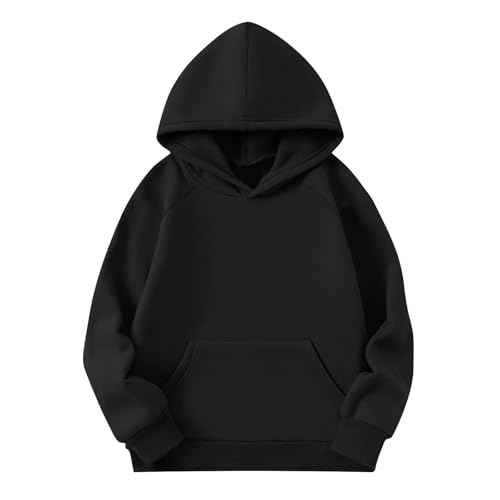 DDAPJ pyju Hoodies for Girls Fall Trendy Casual Raglan Long Sleeve Sweatshirts Basic Tops Loose Fleece Pullover with Pocket3