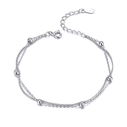 Bracelet chaîne en Argent 925 anti-noircissement à maillons double