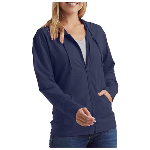 Sweats à capuche femme pull tricoté zippé veste de sport avec poches
