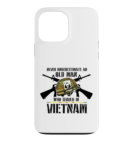 �x�g�i���Ŏd�|�����V�l NEVER UNDERESTIMATE AN OLD MAN �X�}�z�P�[�X iPhone 13 Pro Max �p
