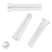 Canomo Pack of 30 Flower Water Tubes Clear Plastic Floral Tubes for Flower Arrangements, 2-7/ 8 Inches, Transparent