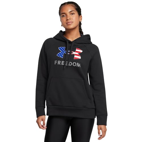 Under Armour 1386360-1-LG W Freedom Logo Fleece HD Black LG