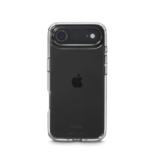 Hama Coque de Protection Extreme Protect pour Apple iPhone 17 Air - Bumper D3O sous Licence - Anti-Chocs - Anti-Chute et incassable - Transparent - sans jaunissement - Charge inductive