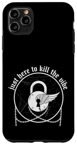 Just Here To The Vibe�싞���E�B���O�`�F�[�� �X�}�z�P�[�X iPhone 11 Pro Max �p