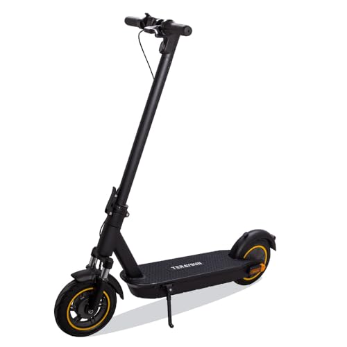 Teraysun Electric Scooter Adults, Max 25mile Range, 22mph Power by 500W Moter, Disc Brake, Foldable Escooter for Adult, with App Control IPX5 UL2272