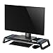 Ewent Supporto per Monitor RGB, Supporto Regolabile per Schermo, Pieghevole con Cassetto Portaoggetti, Supporto Smartphone e Tablet + 4 Porte USB 3.2Gen1, Rialzo per Monitor per PC/Laptop/iMac, Nero immagine