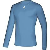 adidas Creator Long Sleeve Top - Men's Training LT Light Blue/White