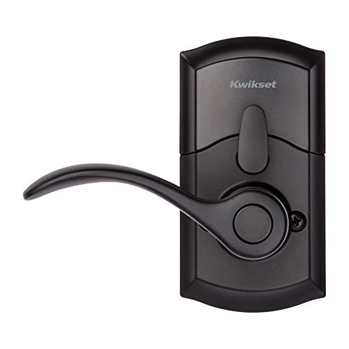 Kwikset Smartcode 955 Keypad Electronic Lever Door Lock Deadbolt Alternative With Pembroke Door Handle Lever Featuring Smartkey Security In Iron Black, Large #TOP2