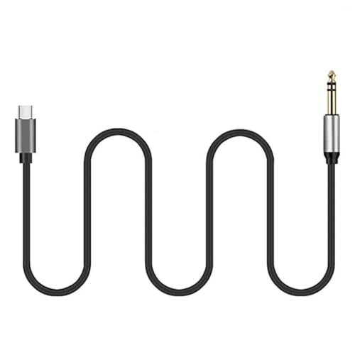 Cable de audio para guitarra 6.5 mm jack mono cable de conexión para piano electrónico