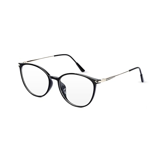 Image of Sumato Blue Light Blocking Glasses for Men and Women, Round Frame with Non-prescription Clear Lenses Eyewear Eyeglasses