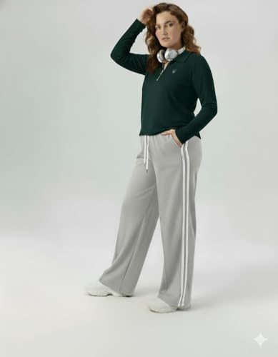Image of DIAZ Women's Top & Jogger Set | Stylish Co-Ord Set for Women |Top & High Waist Jogger Pants Set for Ladies | Stretchable Cotton Gym Wear, Activewear & Loungewear Tracksuit|women top jogger set