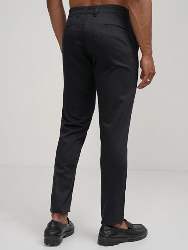 Image of Highlander Men's Slim Fit Formal Trousers | Ankle Length |Smart Trousers for Men | Chino Trousers for Men|Elegant Design | Comfortable Fabric for Daily Work & Formal Occasions