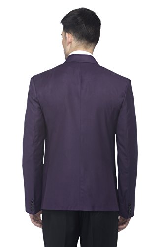 Image of FAVOROSKI Designer Men's Slim Fit Notched Lapel Single Breasted Solid Blazer