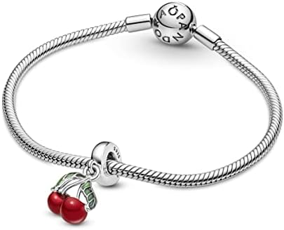 Pandora Asymmetrical Cherry Fruit Dangle Charm 791583C01 - Silver