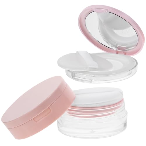 NULYLU �{�f�B�p�E�_�[�p�t�e�� �~�j�T�C�Y�L�k���b�V���f�U�C�� ���s�p�g�ы��t�����[�X�p�E�_�[�P�[�X ���C�N���D�ƌ��������ۊǃ{�b�N�X 2�Z�b�g