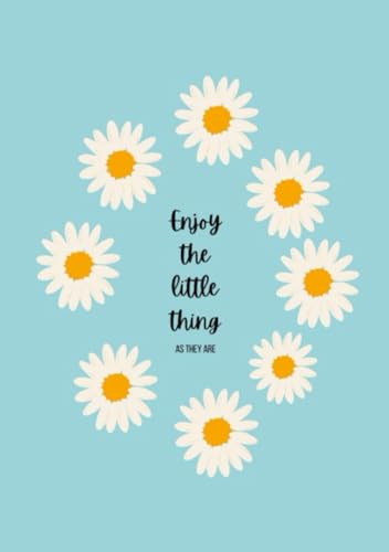 Enjoy The Little Things journal intime carnet de gratitude inspirant