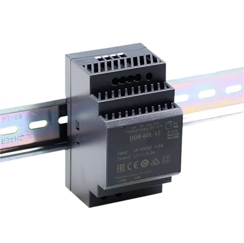 Convertisseur DDR DC 60W alimentation rail pour domotique et box internet de maison