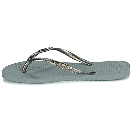 Image of Havaianas Women's Slim Metallic Logo Sandals