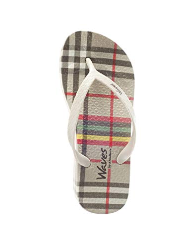 Image of Khadim's Waves Platform Heel Washable Slippers for Women