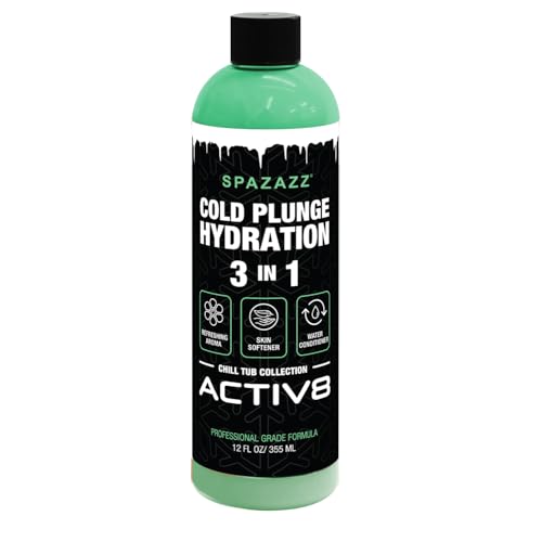 Spazazz Activ8 Cold Plunge Hydration – 3‑in‑1 Aromatherapy & Skin Softener,12 fl oz)