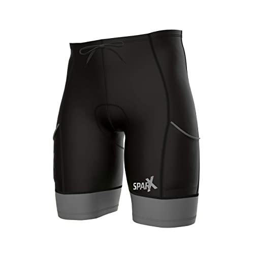 Sparx Men's Active Triathlon Short Tri Cycling Short Swim Bike