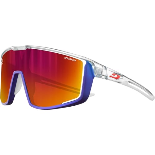Julbo Unisex Fury Sonnenbrille, Gfdj Kapsel: Kristall/Metallic-Blau, M
