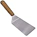 Spatola in Acciaio Inox Spatola Rettangolare Paletta da Barbecue con Manico in Legno Attrezzi Griglia di Cottura per Sollevare e Girare Hamburger, Uova, Bistecche, barbecue