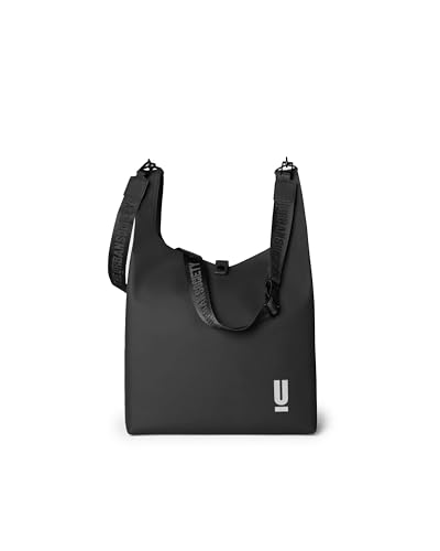 Sac shopper femme grand format noir idéal pour le bureau et les cours