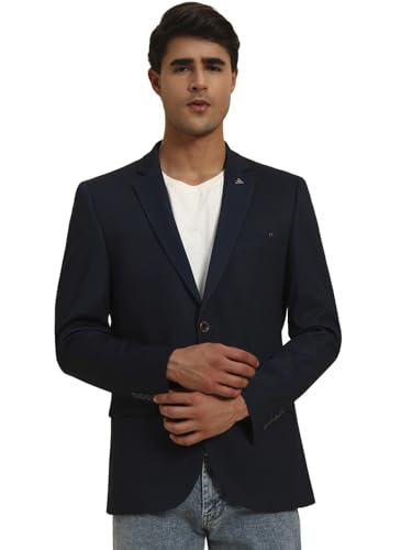 Image of Cantabil Men' Solid Summer Wear Slim Fit Blazer (P MBZC00030)