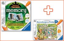 tiptoi® Paket: Puzzle memory® Tierreich + Spiel Im Zoo