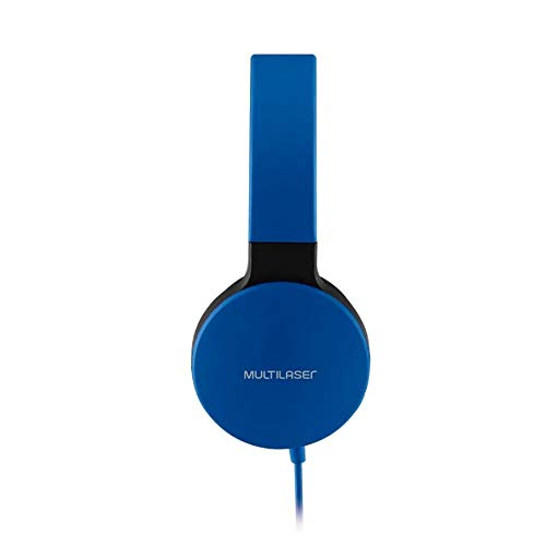 Headphone Dobrável New Fun P2 Multilaser Azul - PH272
