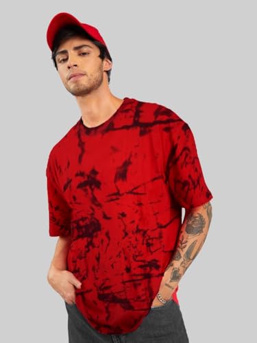 Image of LEOTUDE Valentine's Special Couple Matching Oversized Printed T-Shirt Combo