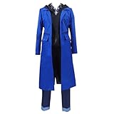 EChunchan Blood Blockade Battlefront Black The King Of Despair Zetsubou Ou Cosplay Costume Halloween Costume (Male XXL)