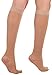 ABSOLUTE SUPPORT Made in USA Sheer Compression Socks for Women 15-20 mmHg - Support Hose Knee High Stockings, Natural, Medium