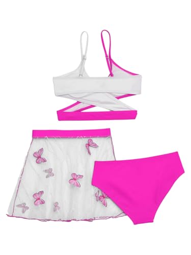 Girls Fashion Bikini Cover up Skirts Set Kids Swimsuit Summer Beach Pool Tankini Bathing Suits2