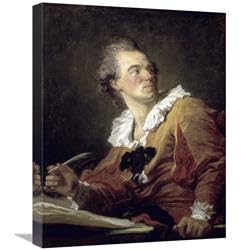 22 in. Inspiration Art Print - Jean Honore Fragonard