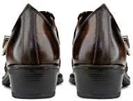 Mens Brown Real Leather Wincklepickers Snake Pattern Cowboy Riding Western Shoes with Cuban Heel and Buckle Fastening 11 | Image 3