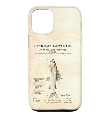 Arctic Grayling Fishing ���� ���̓� �r���e�[�W�A�[�g �X�}�z�P�[�X iPhone 12/12 Pro �p